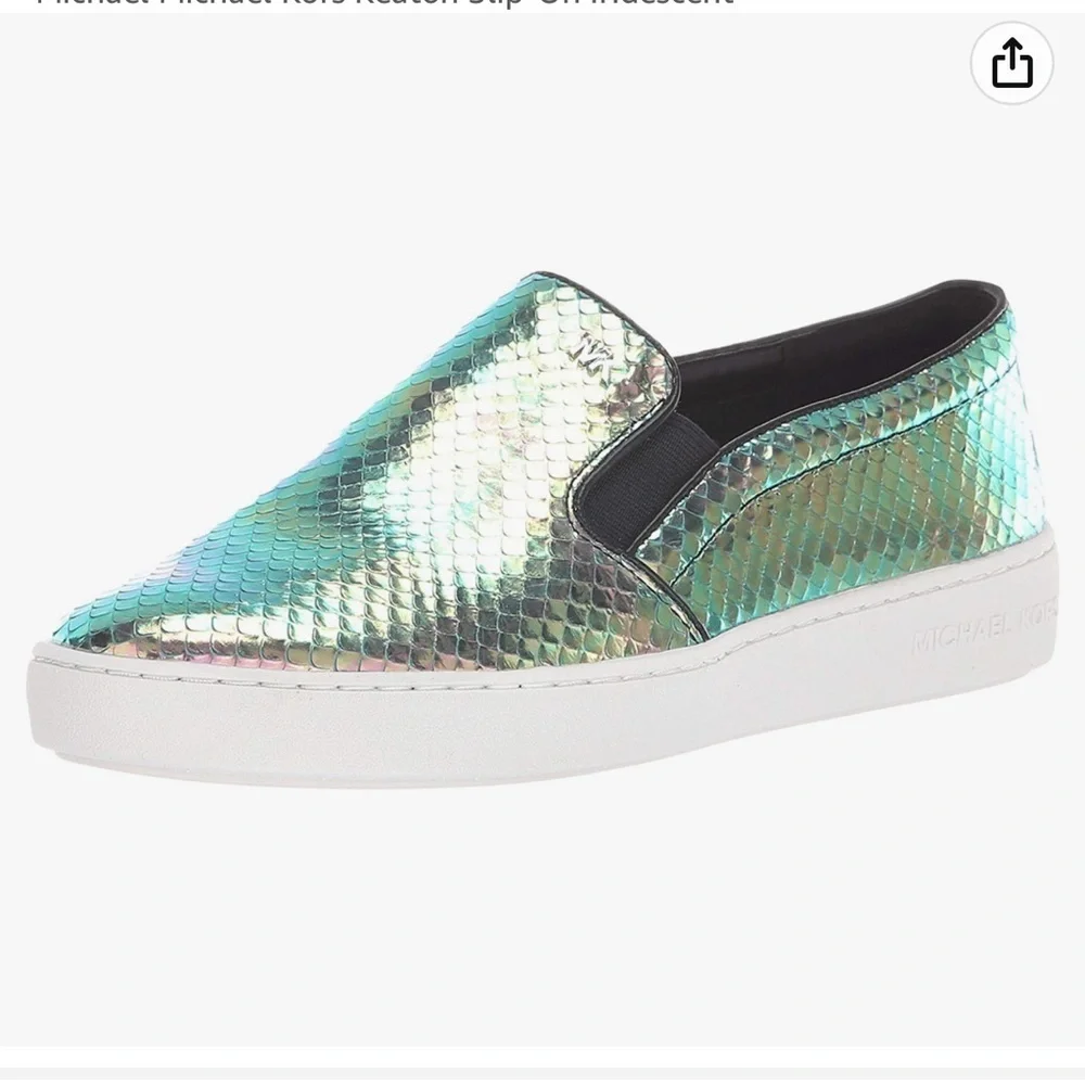 MICHAEL KORS Keaton iridescent sneakers